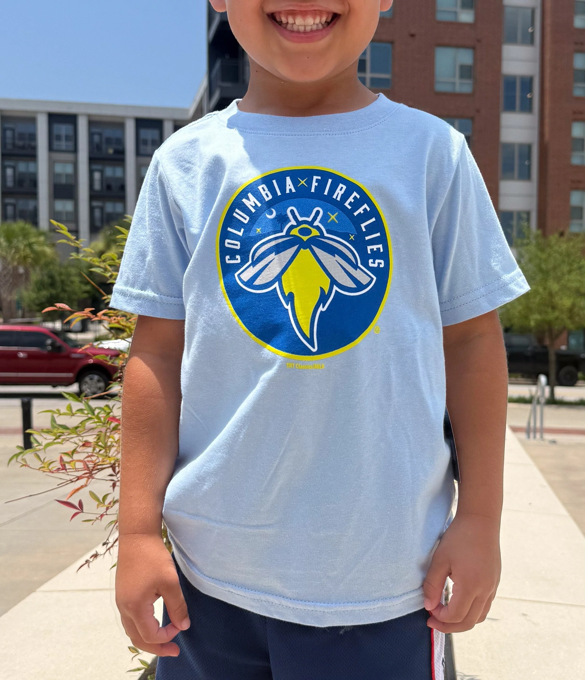 TRT Fireflies Toddler Tee - Powder Blue