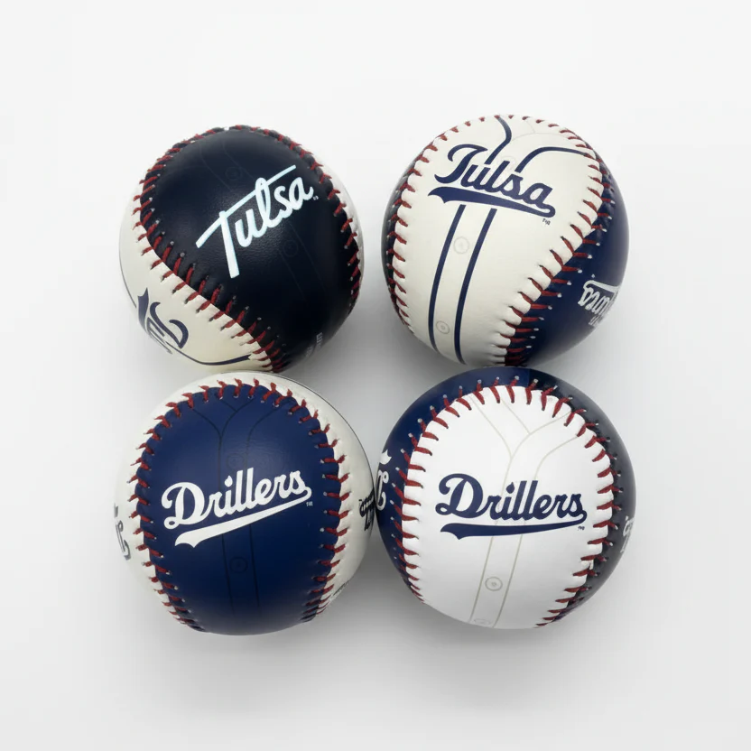 Tulsa Drillers Logo Baseballs - Image 3