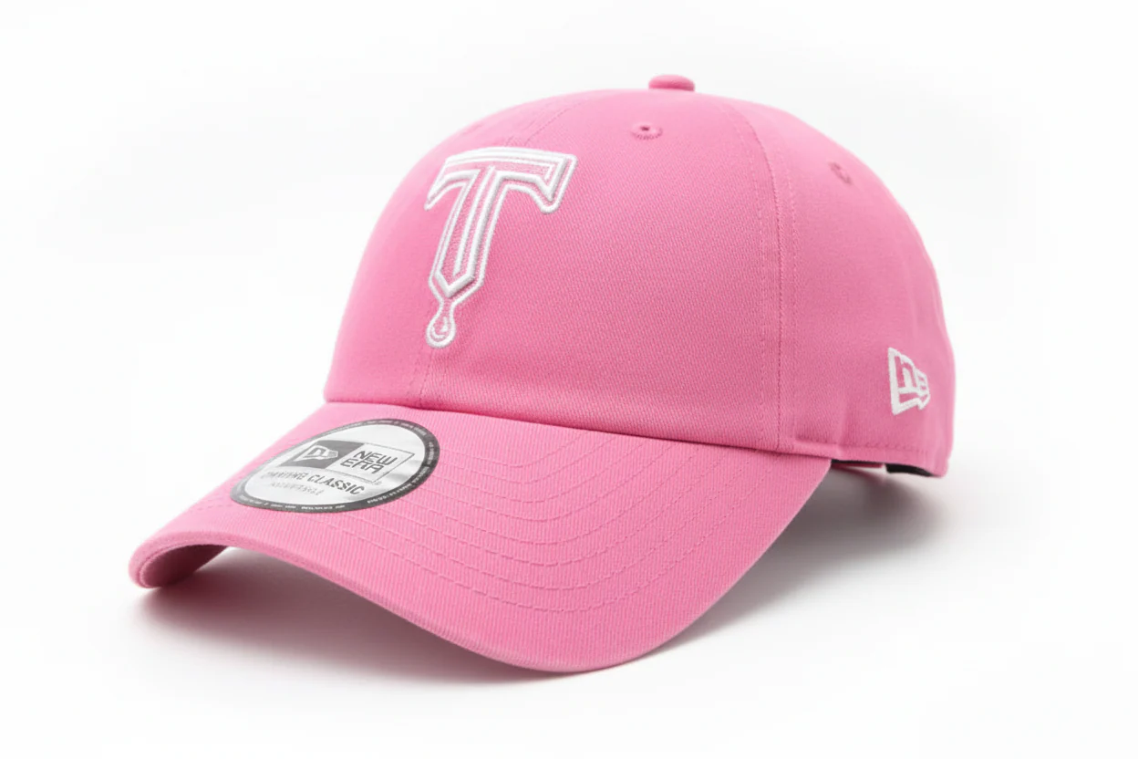 Tulsa Drillers New Era "T" Hot Pink Adjustable Cap