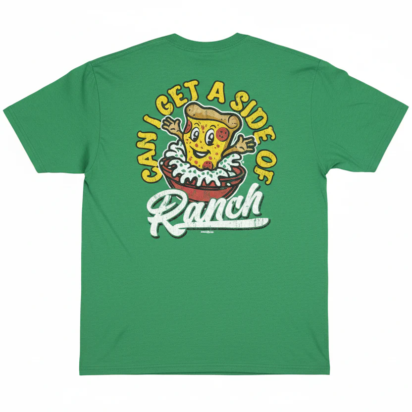 Tulsa Ranch Dippers Kids Side of Ranch T Shirt Green