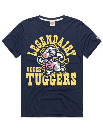 Udder Tuggers Homage Legendairy Navy Tee
