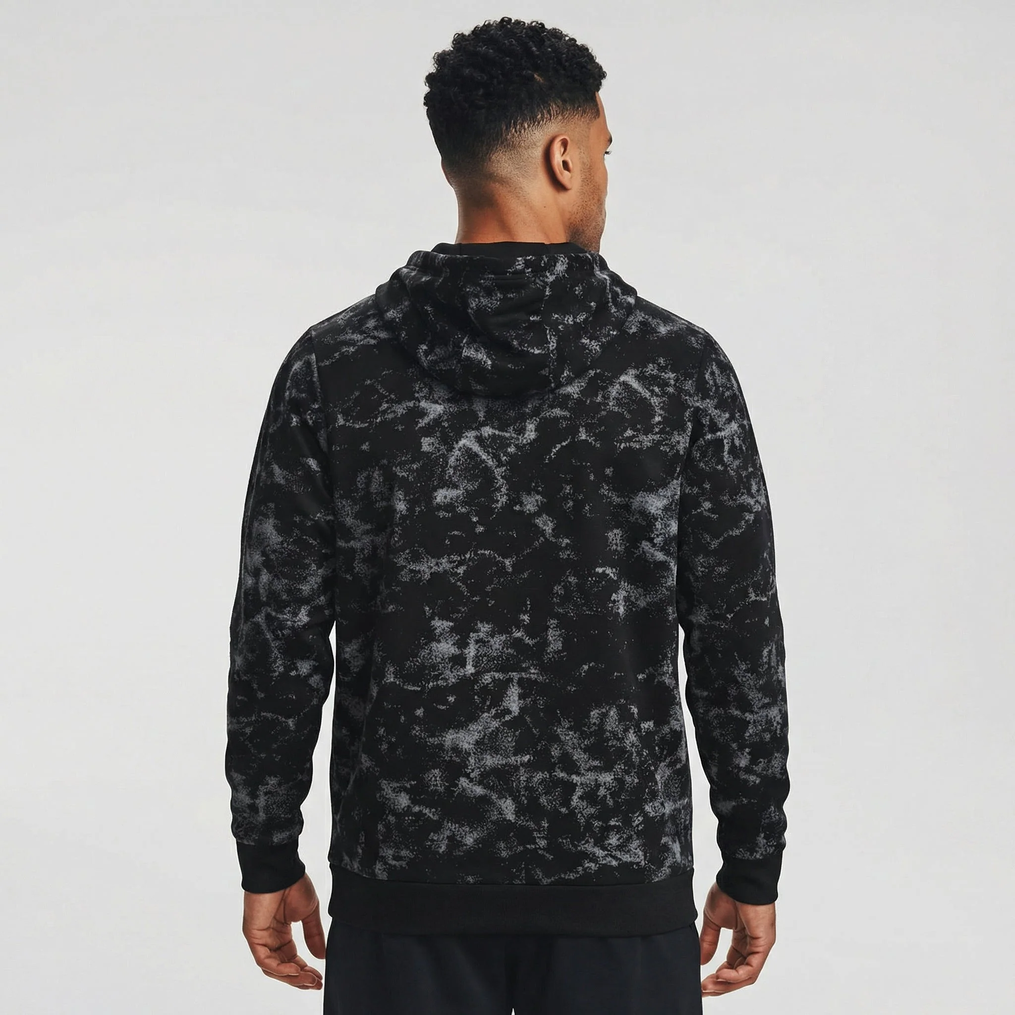Under Armour Washed Black Hoodie - Image 4
