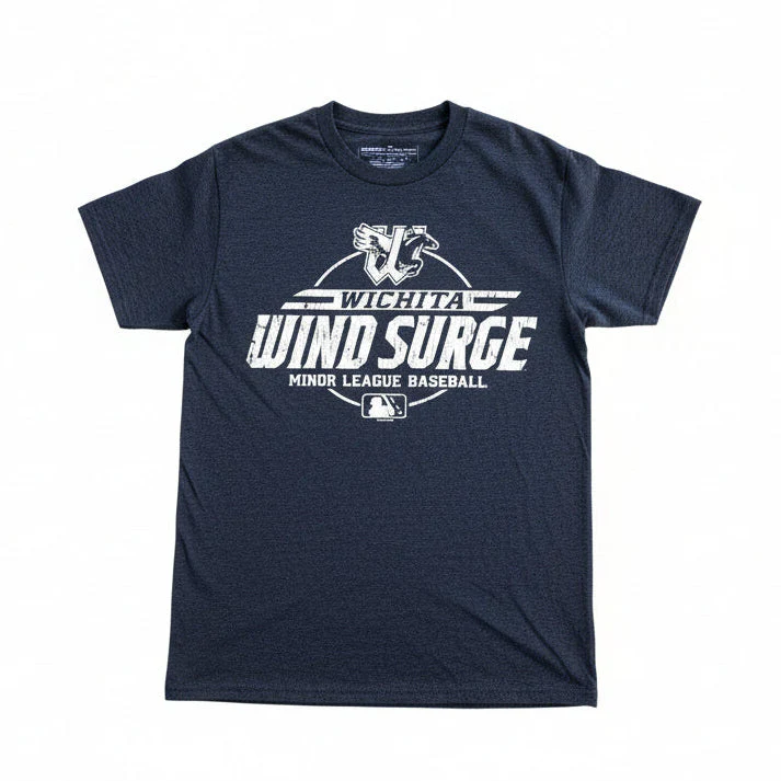 Wichita Wind Surge Mens Abee T-Shirt Navy