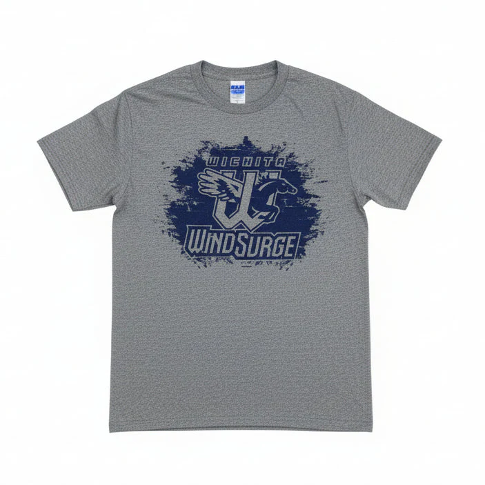 Wichita Wind Surge Mens Harry T-Shirt Gray