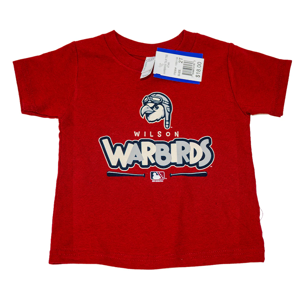 Wilson Warbirds Bimm Ridder Atari Mascot Head Toddler T-Shirt