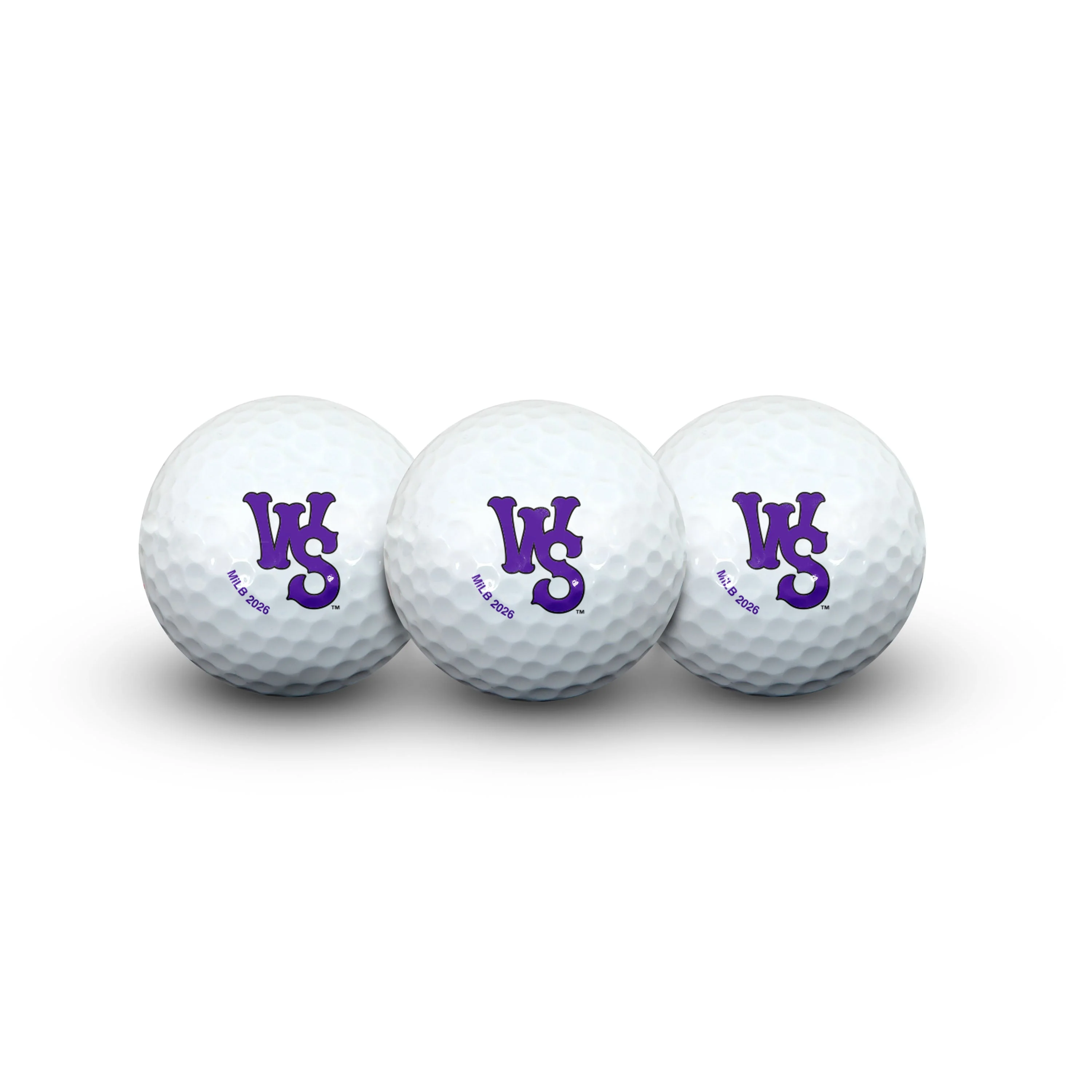 Winston-Salem Dash 3 Pack Golf Balls - Wincraft
