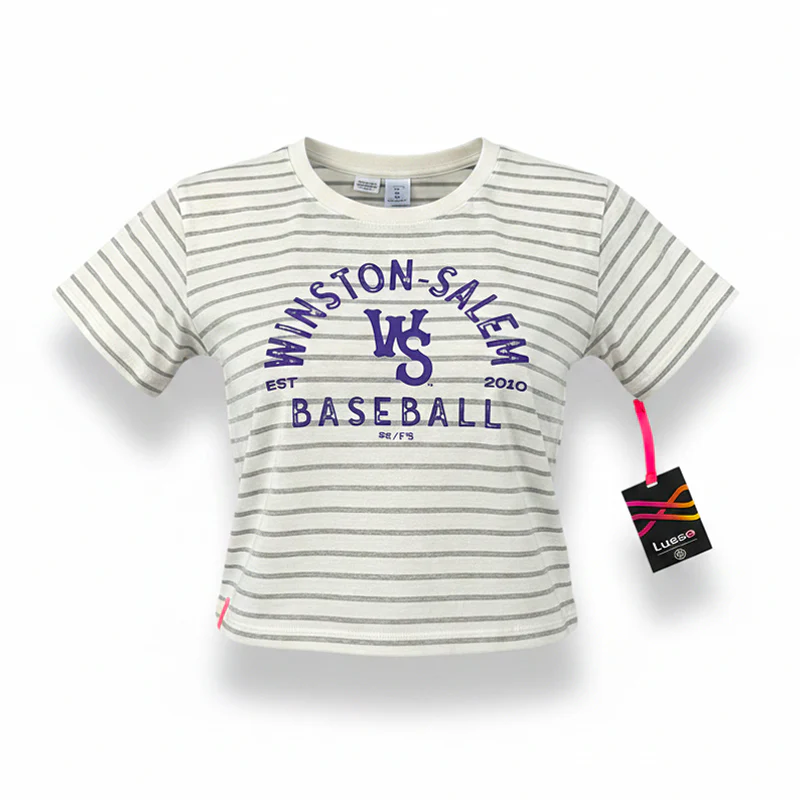 Winston-Salem Dash Natalia Stiped Boxy Tee - Lusso Brands