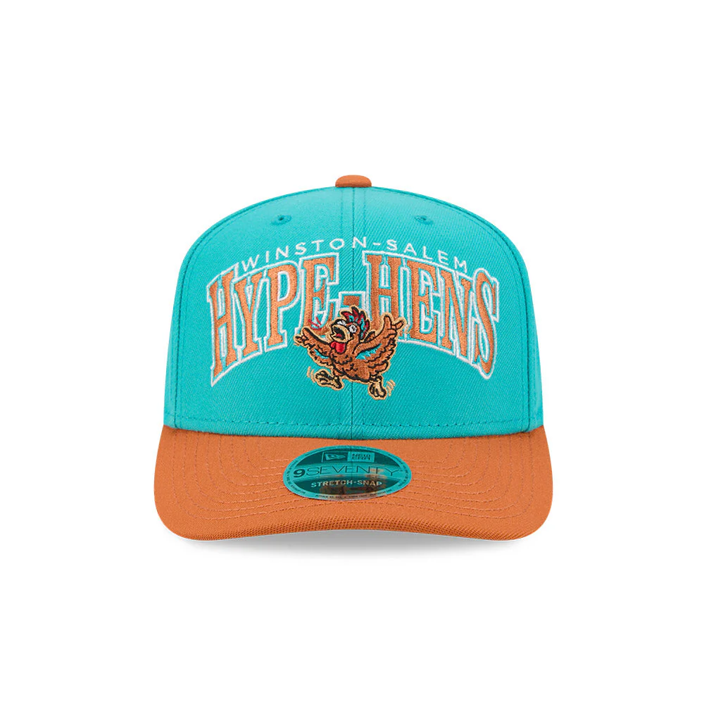 Winston-Salem Hype Hens Stretch Snapback - New Era 9SEVENTY - Image 6