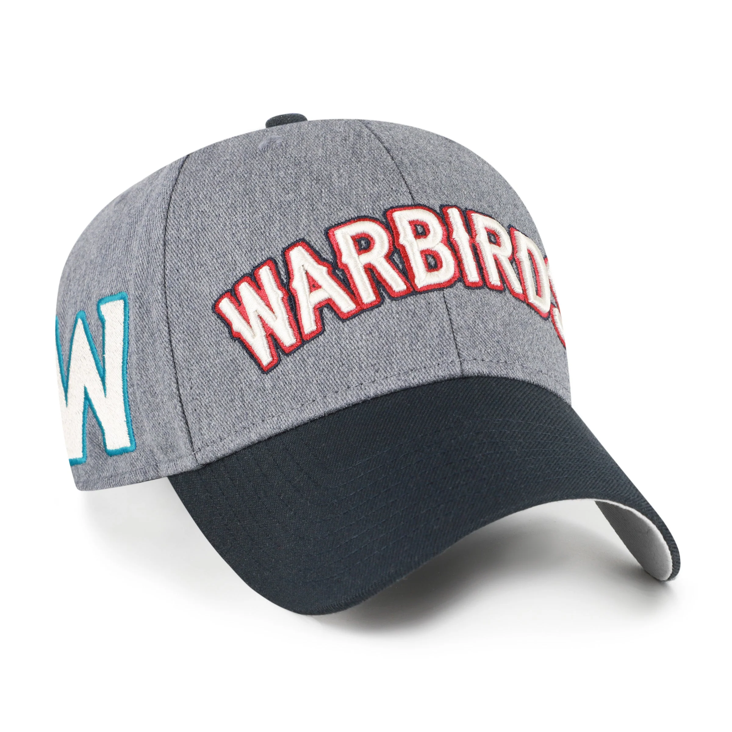 Wilson Warbirds '47 Warbirds Block Mens Cap CHARCOAL GRANITE SCRIPT 47 MVP