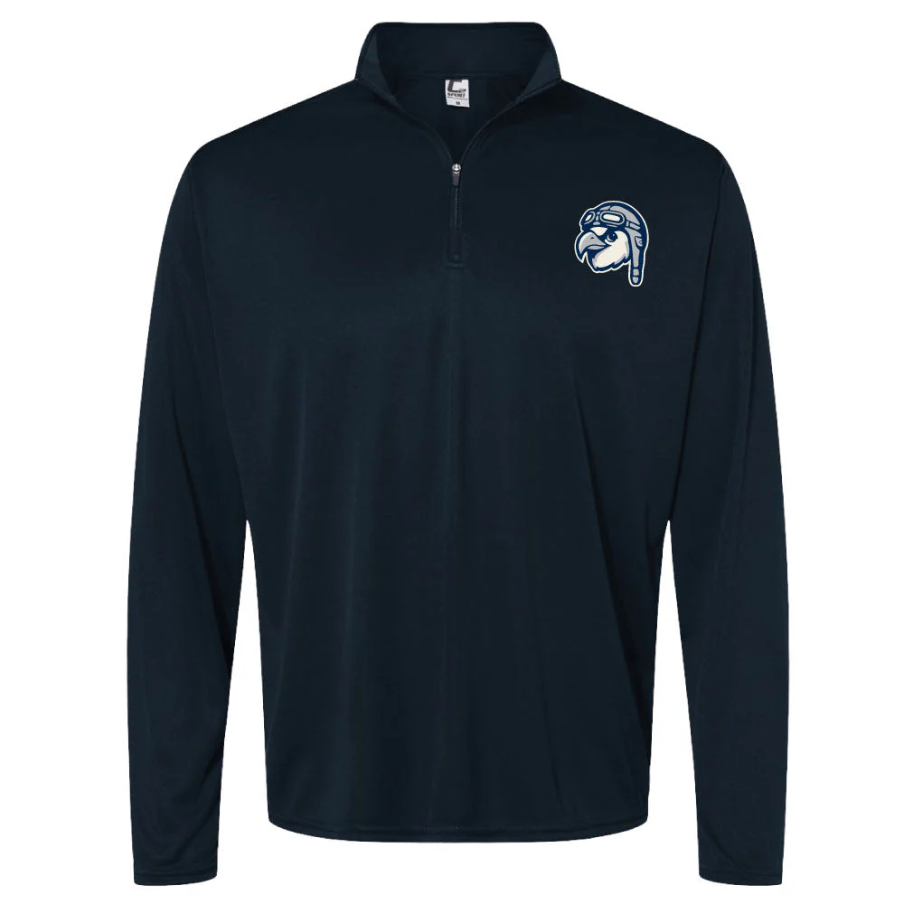 Wilson Warbirds Bimm Ridder Bird Navy Mens Quarter Zip