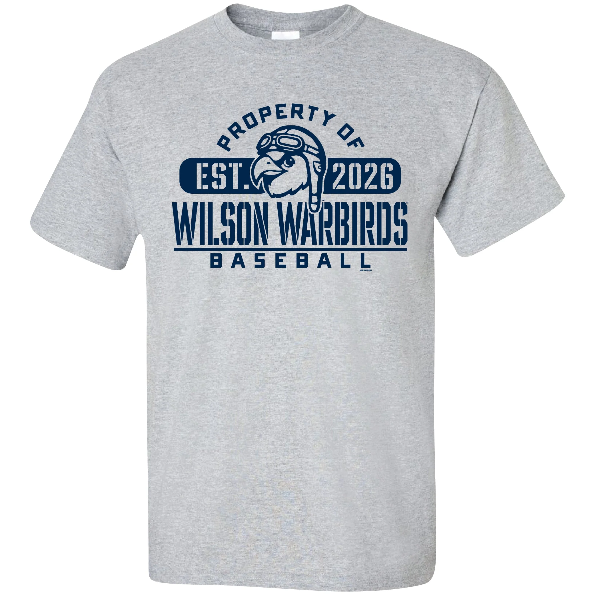 Wilson Warbirds Bimm Ridder Eugene Mascot Head Mens T-Shirt