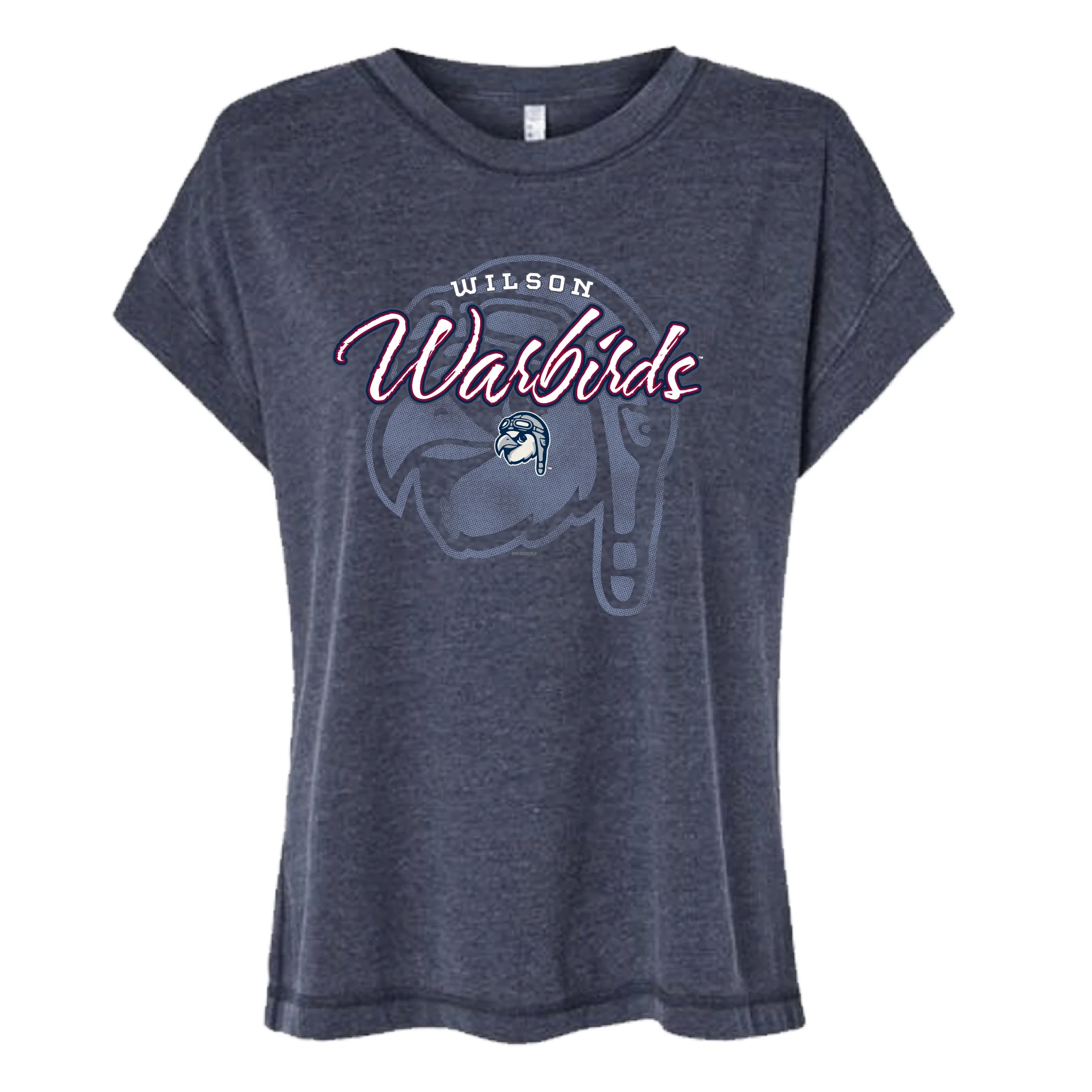 Wilson Warbirds Bimm Ridder Enjoytable Mascot Head Womens T-Shirt