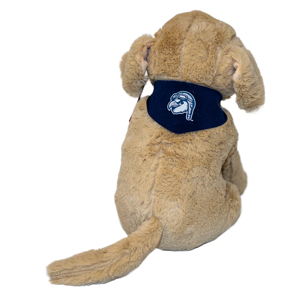 Wilson Warbirds FOCO Mascot Head Hard Goods Plush Dog - Image 2