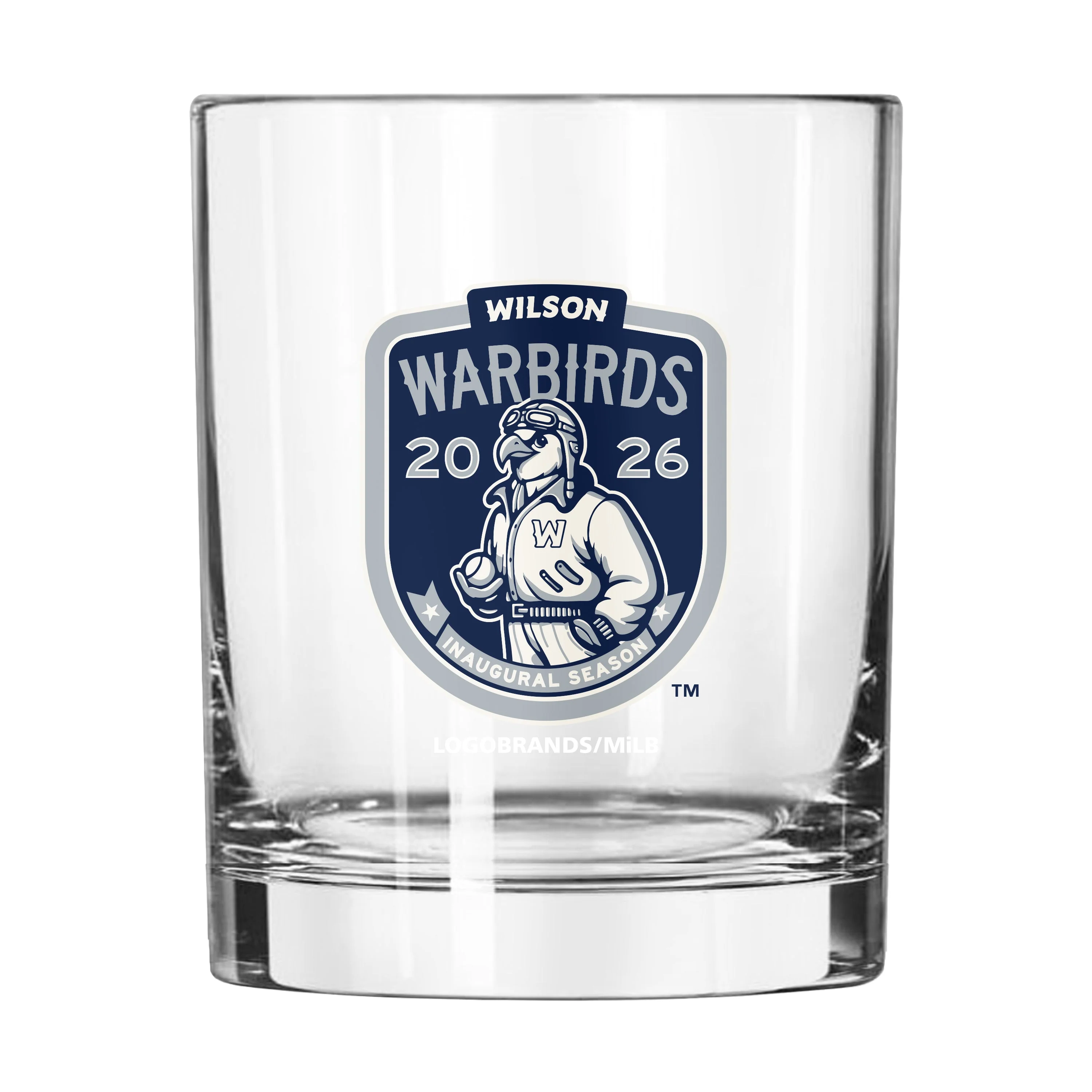 Wilson Warbirds Logo Brands Hard Goods Cocktail Glass