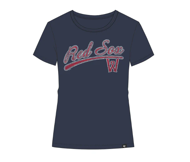 Worcester Red Sox 47 Brand Blue Women’s Believer Frankie Tee