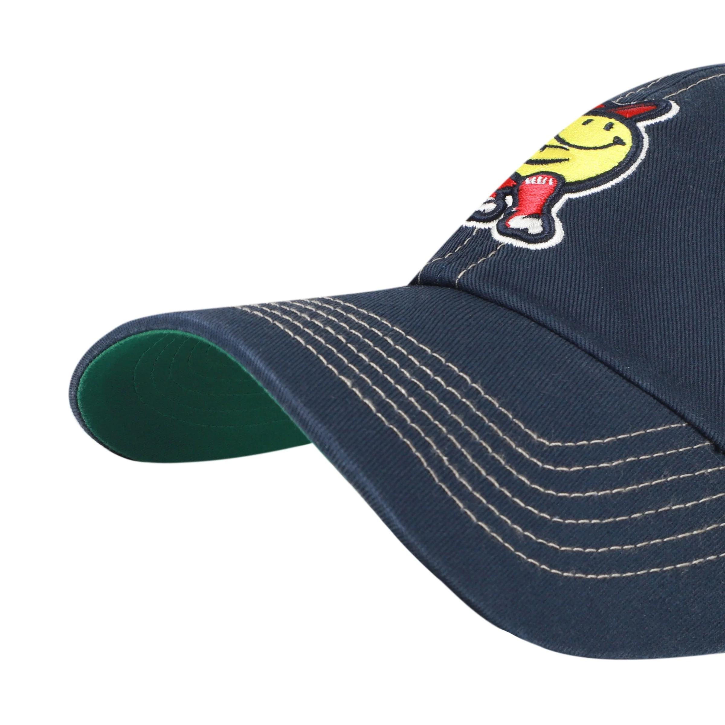 Worcester Red Sox 47 Brand Navy Smiley Trawler Clean Up - Image 3