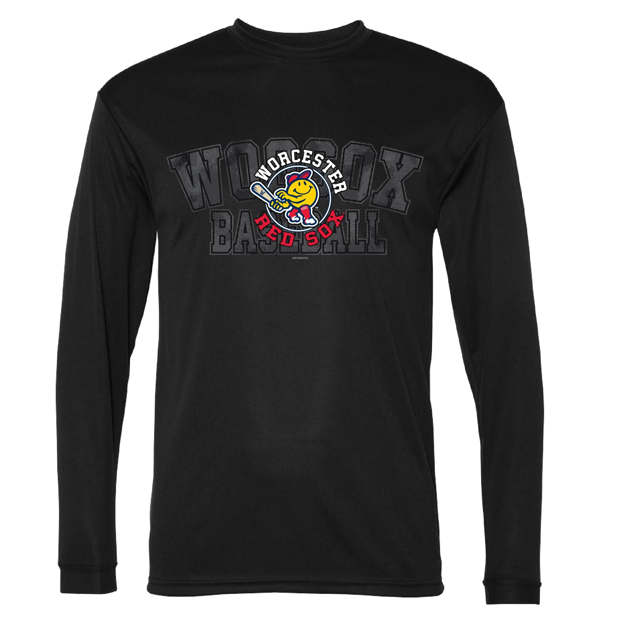 Worcester Red Sox Bimm Ridder Black Caution Performance L/S Tee