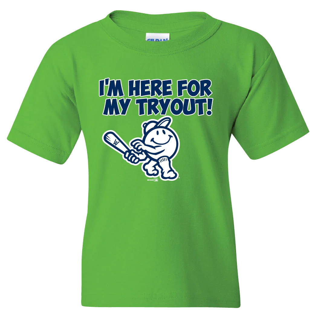 Worcester Red Sox Bimm Ridder Electric Green Youth Tryout Tee