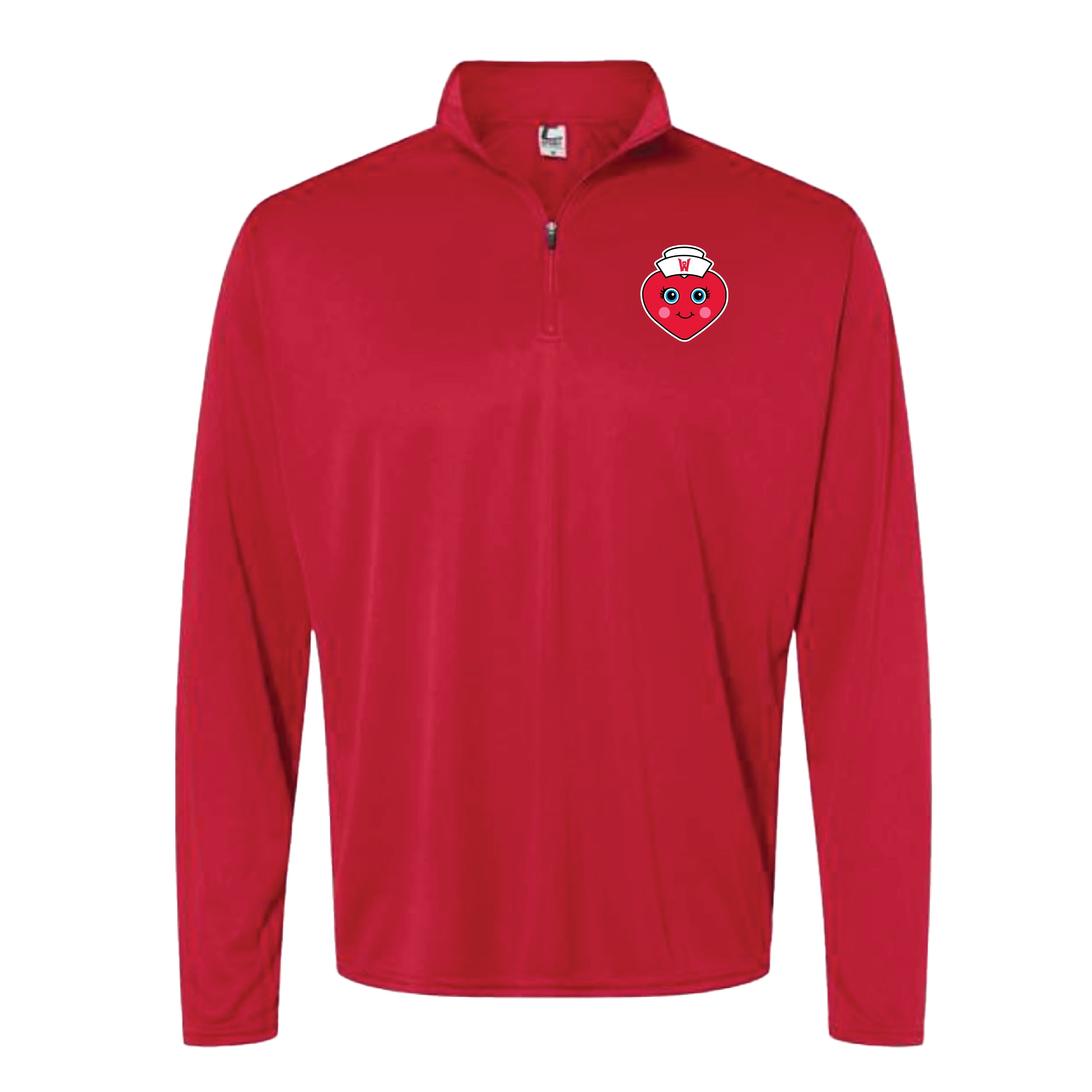 WORCESTER RED SOX BIMM RIDDER RED CLARA 1/4 ZIP