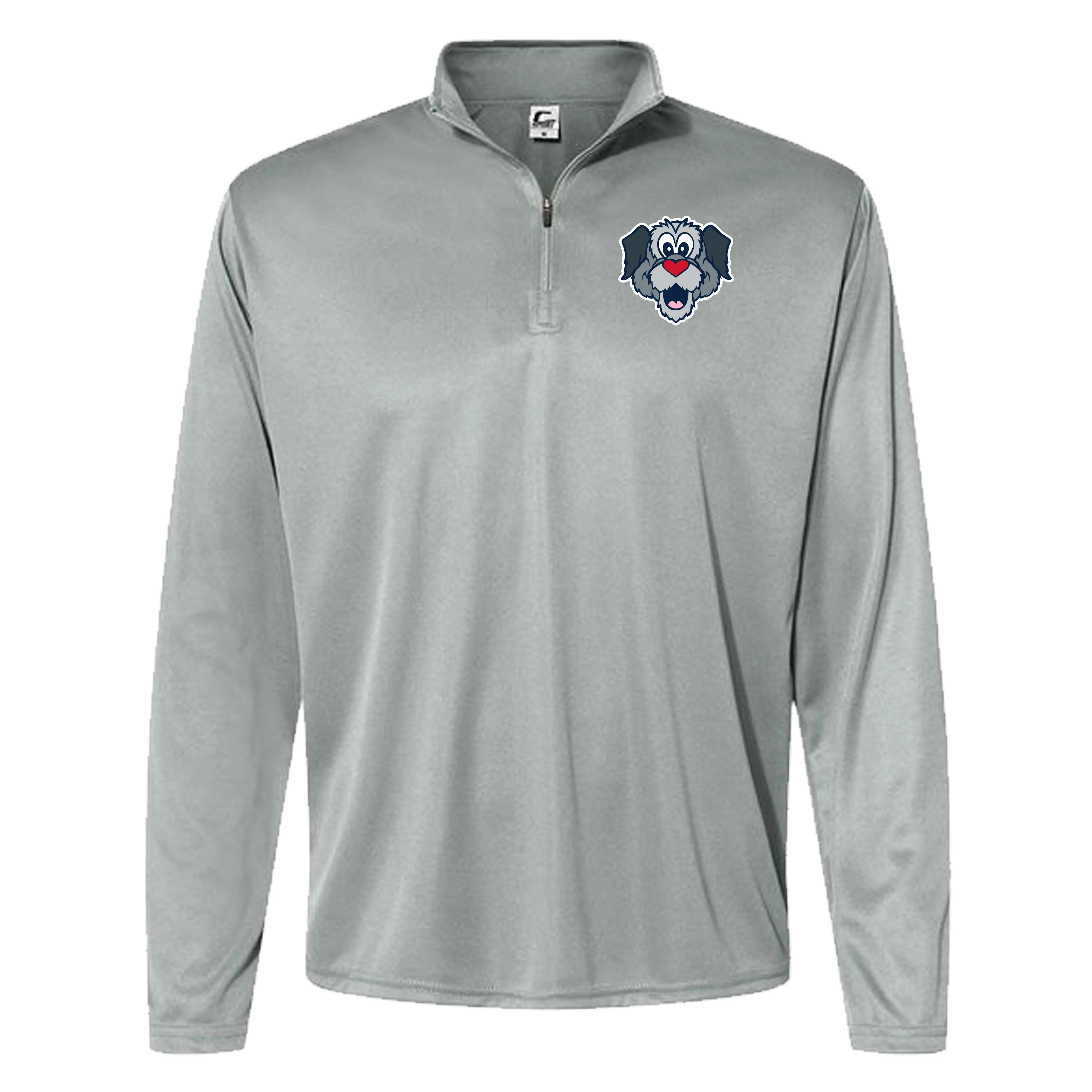 WORCESTER RED SOX BIMM RIDDER SILVER WOOFESTER PERFORMANCE 1/4 ZIP