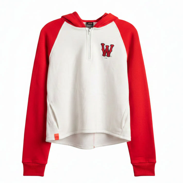 WORCESTER RED SOX LUSSO CLASSIC W WOMEN'S LUSSO JANE BASEBALL HOODIE