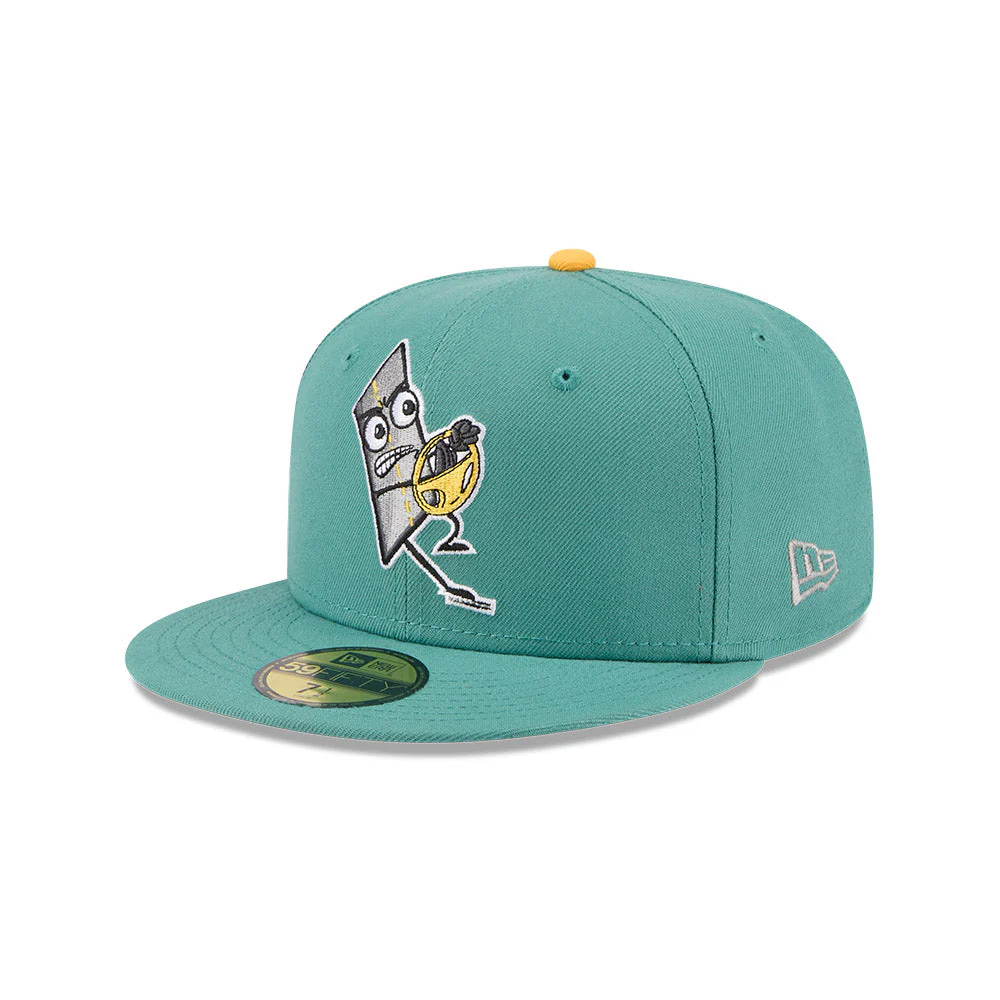 WORCESTER KELLEY SQUARES NEW ERA GREEN THEME NIGHT 59FIFTY - Image 2