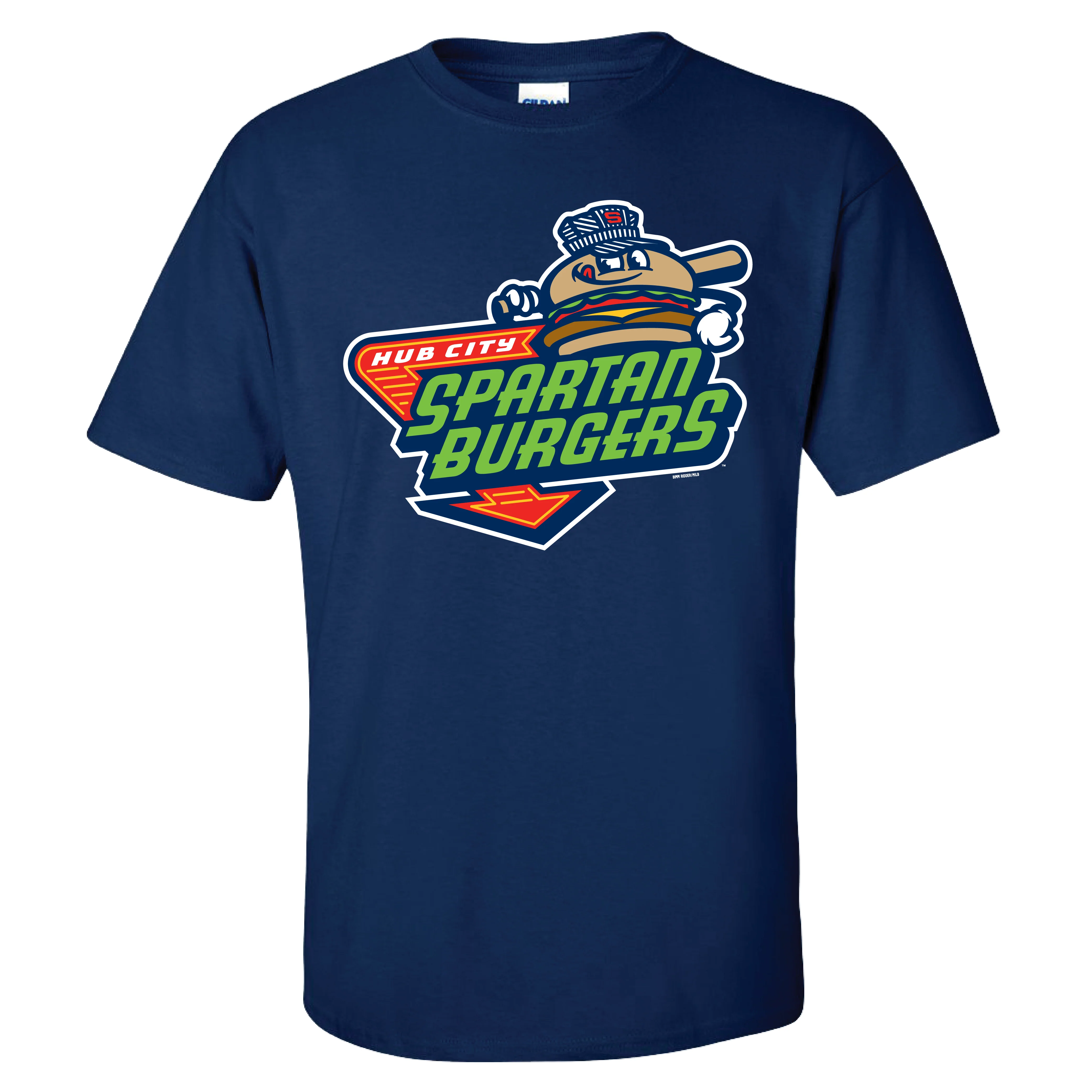 Youth Navy Primary Logo Tee