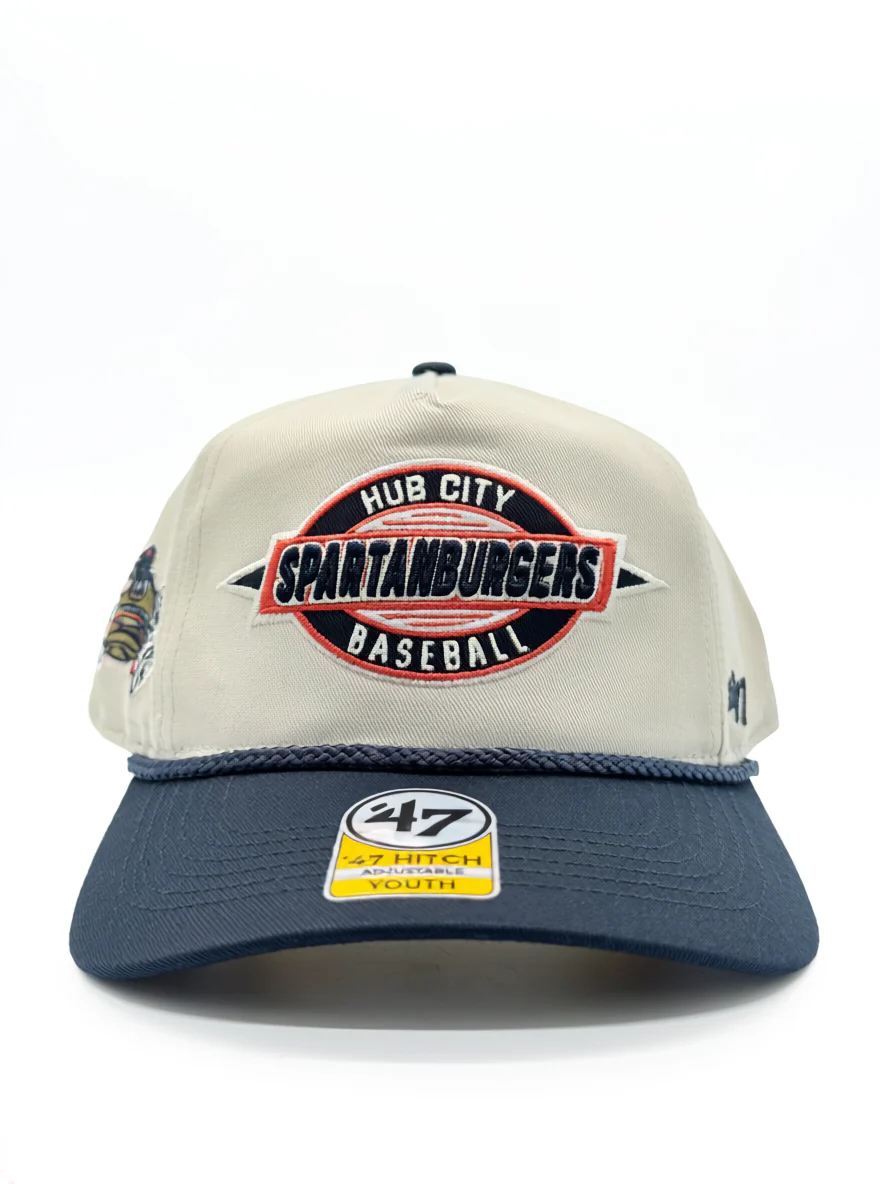 Youth '47 Hub City Spartanburgers Frame Out Hitch Hat