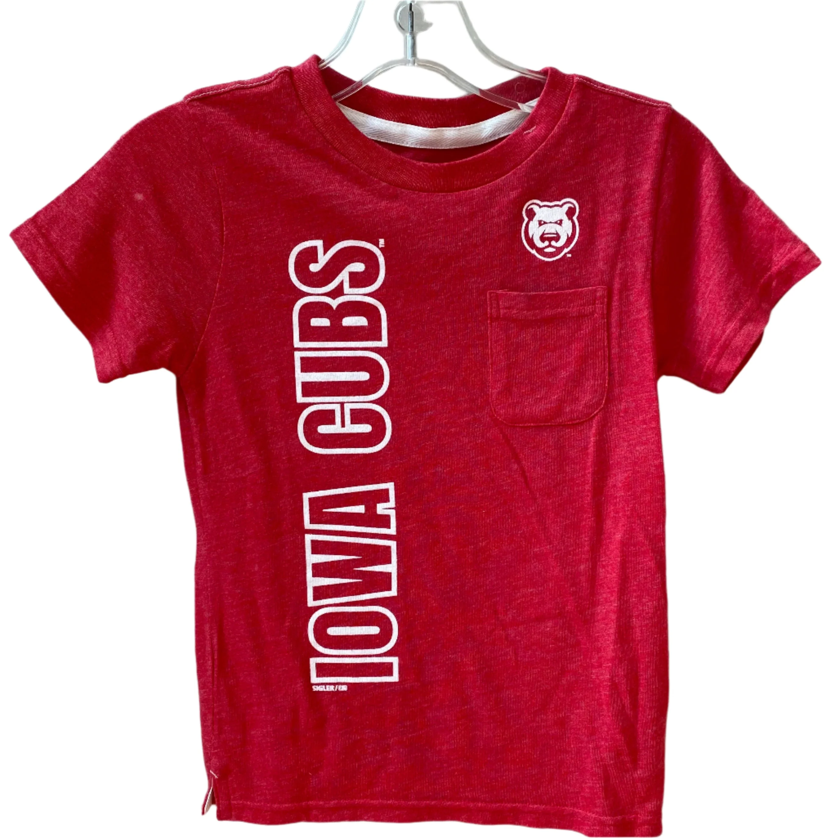 Youth Iowa Cubs Quarterback Pocket Tee - Image 3
